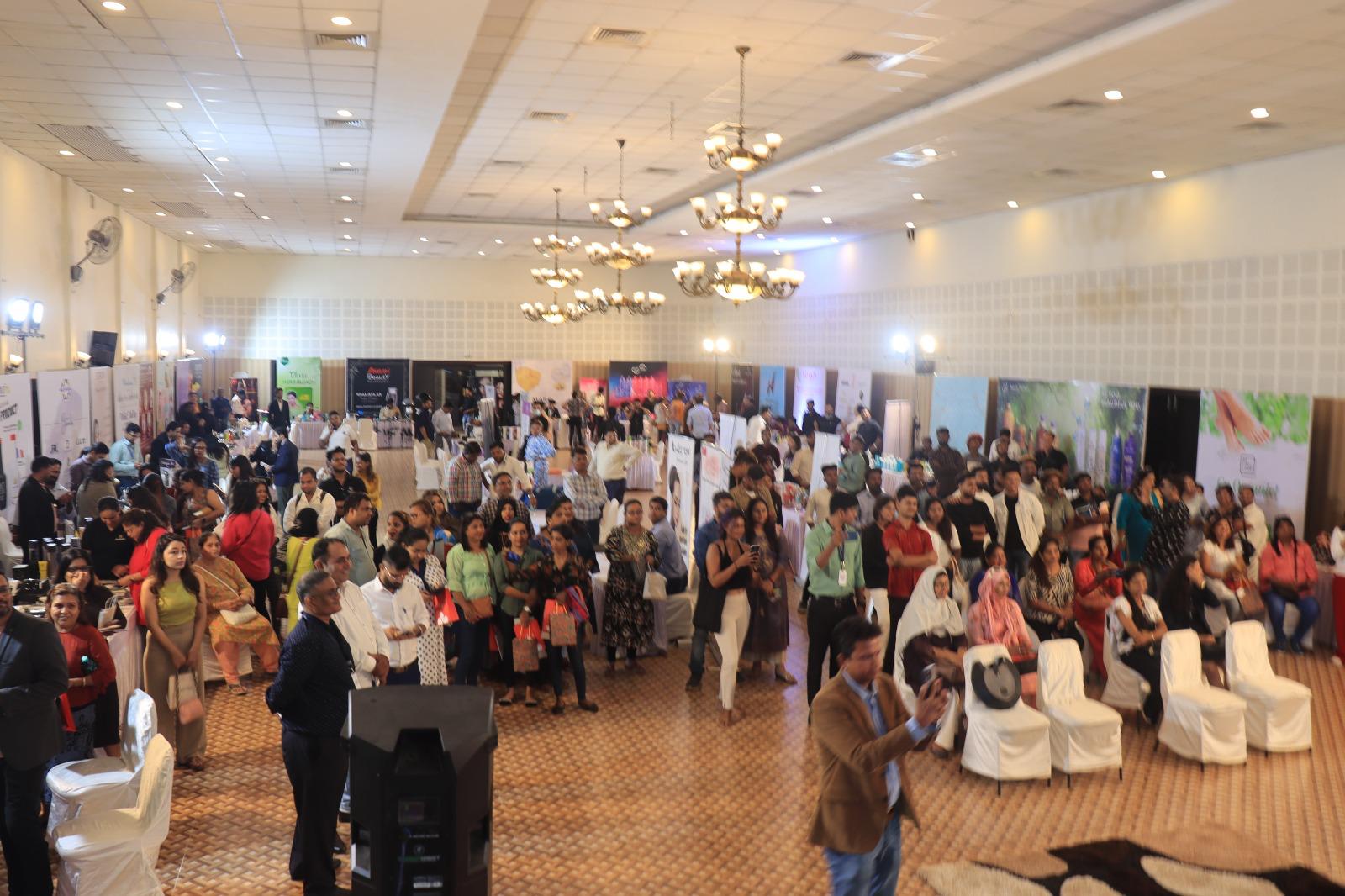 Visitors and exhibitors gathered at a previous Beauty Business Days event